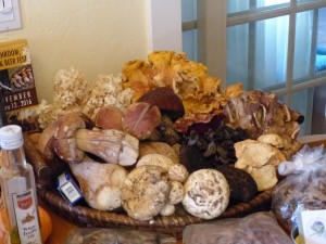 Plate of Mushrooms 
